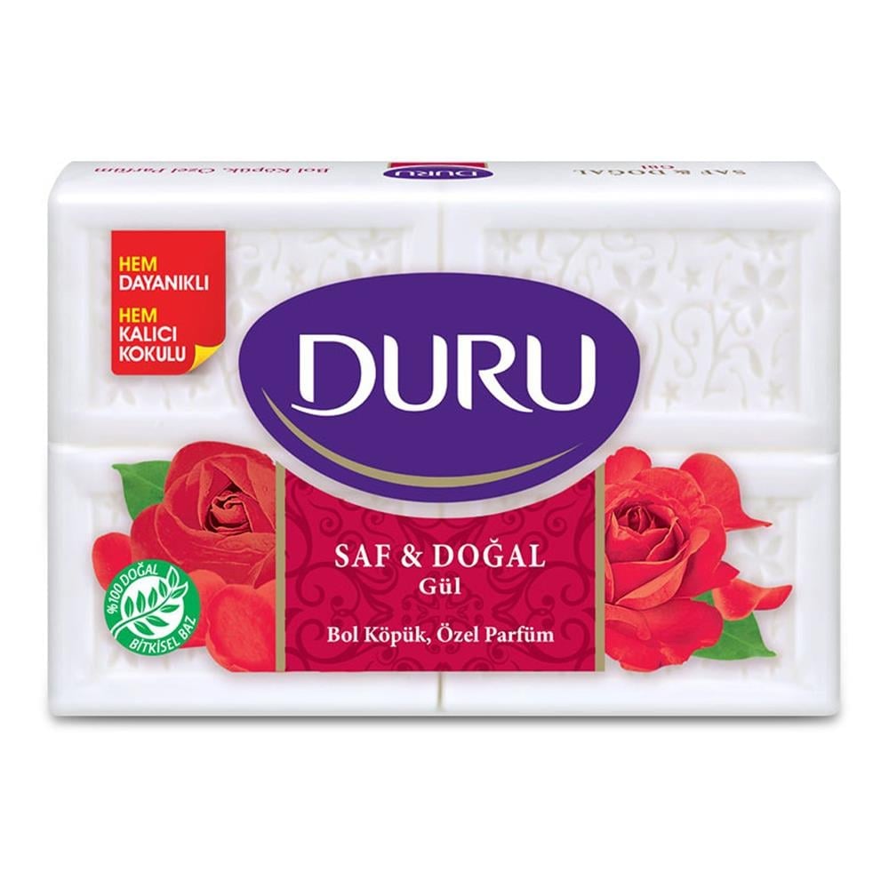 DURU SAF & DOĞAL GÜL 150 GR X 4 SABUNSABUNDURU506475