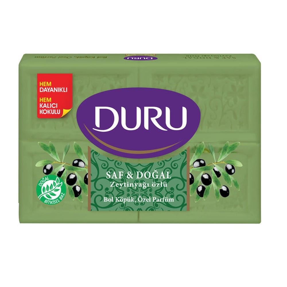 DURU SAF VE DOĞAL ZEYTİN YAĞLI SABUN 4*150 GRSABUNDURU508916M