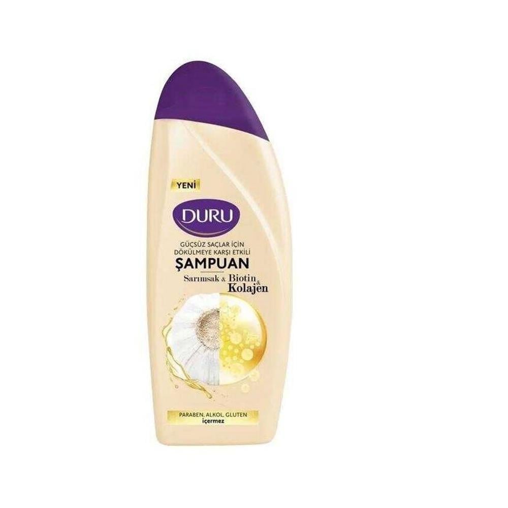 DURU ŞAMPUAN BİOTİN SARIMSAK KALOJEN 500 MLSABUNDURU514455