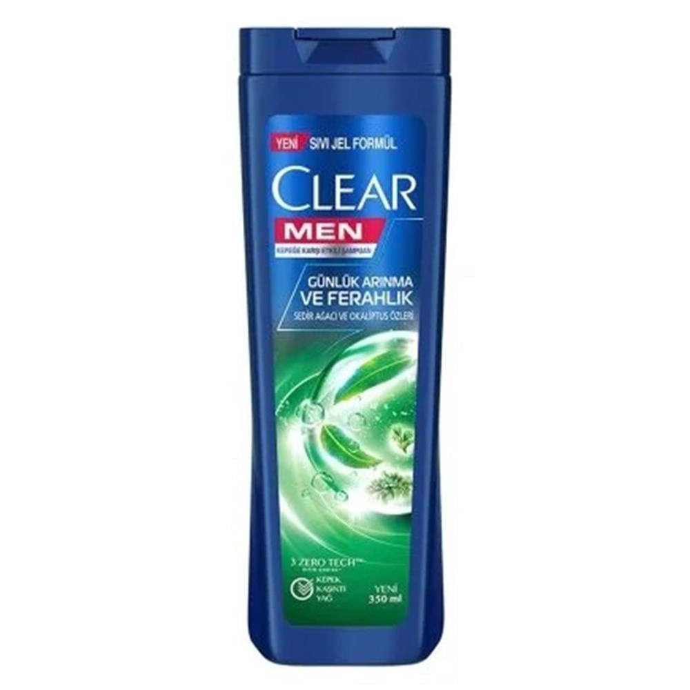 CLEAR MEN GÜNLÜK ARINMA VE FERAHLIK 350 MLŞAMPUANCLEAR69681551