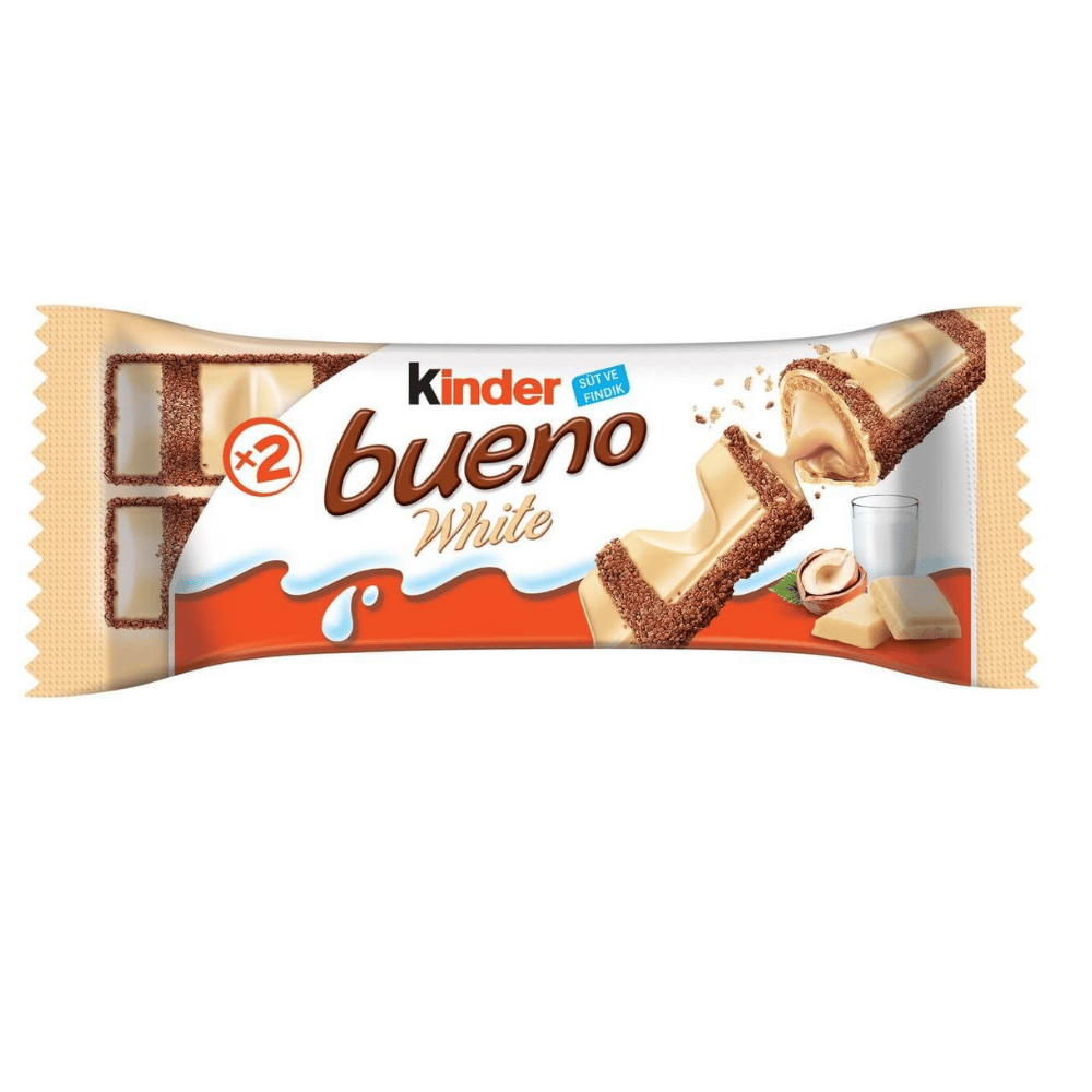 KINDER BUENO WHITE 39 GR (*2)SÜTLÜ ÇİKOLATAKİNDER31000060
