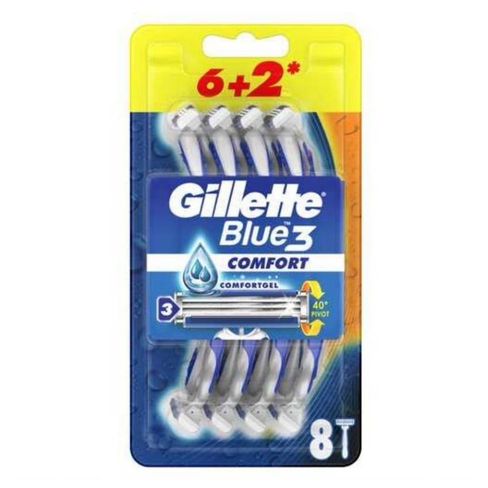 GİLLETTE BLUE3 8 Lİ COMFORT PLUSTRAŞ BIÇAĞIGİLLETTEG7702018489978