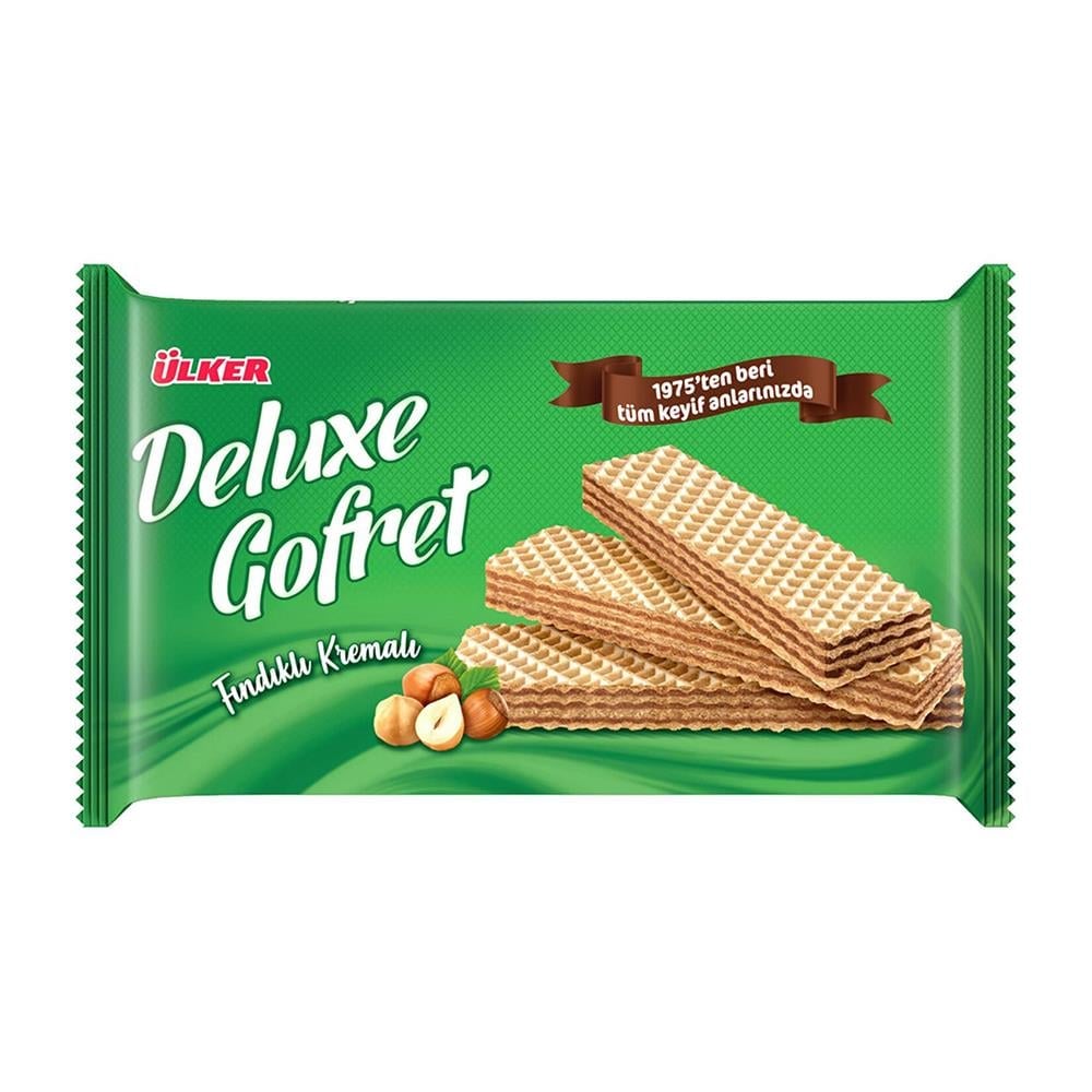 ÜLKER DELUXE GOFRET FINDIKLI 220GRWAFER GOFRETÜLKER0040602