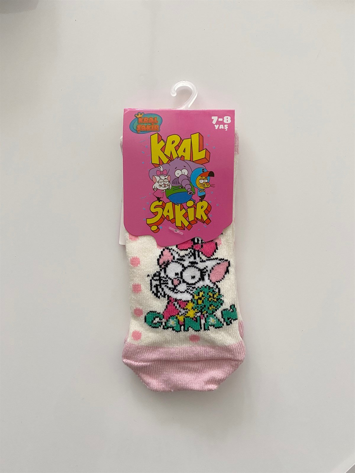 Jaju Baby 7-8 Yaş Kral Şakir Kız Çocuk Çorap
