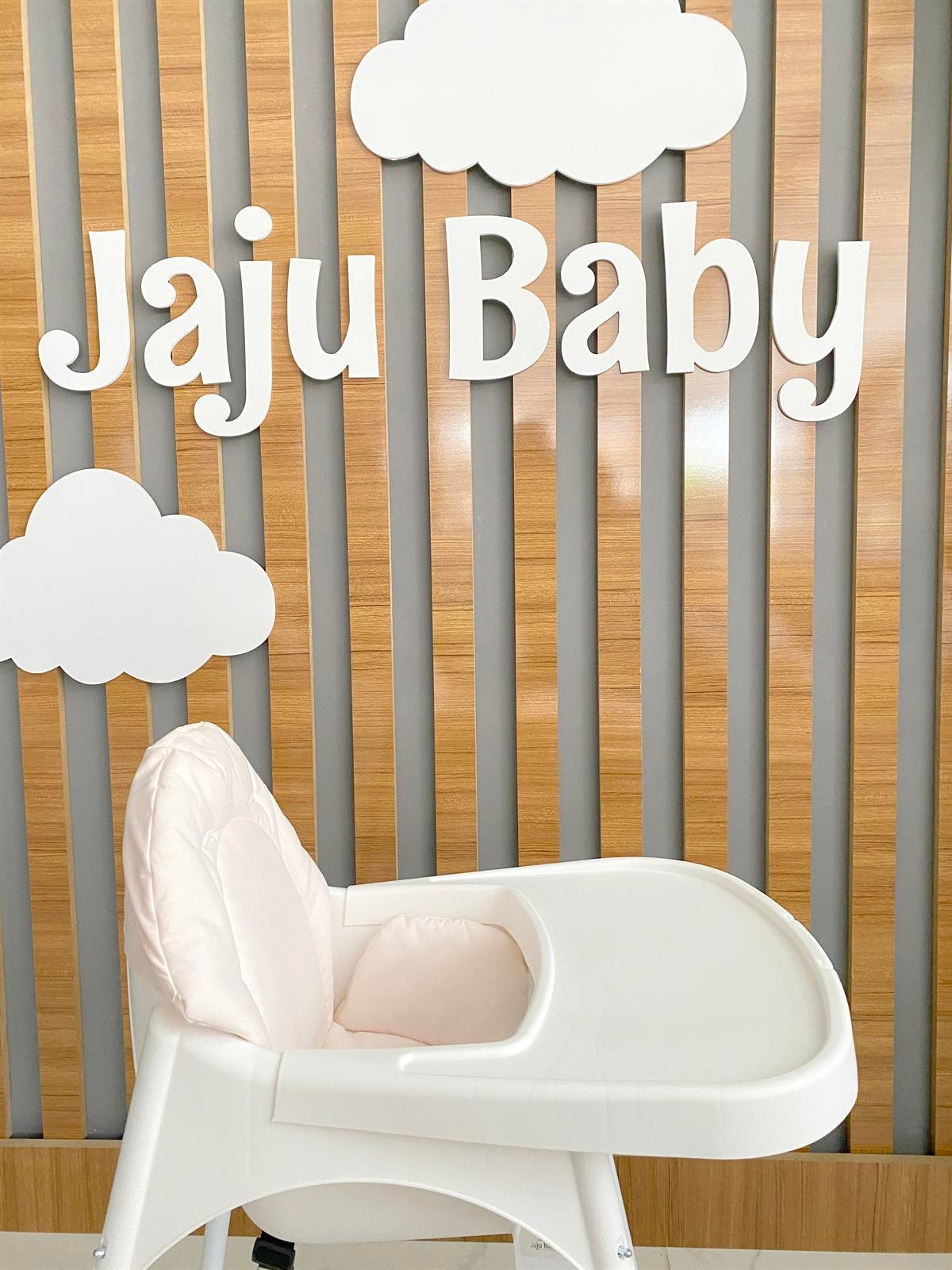 Jaju Baby Somon Renk Mama Sandalyesi Minderi