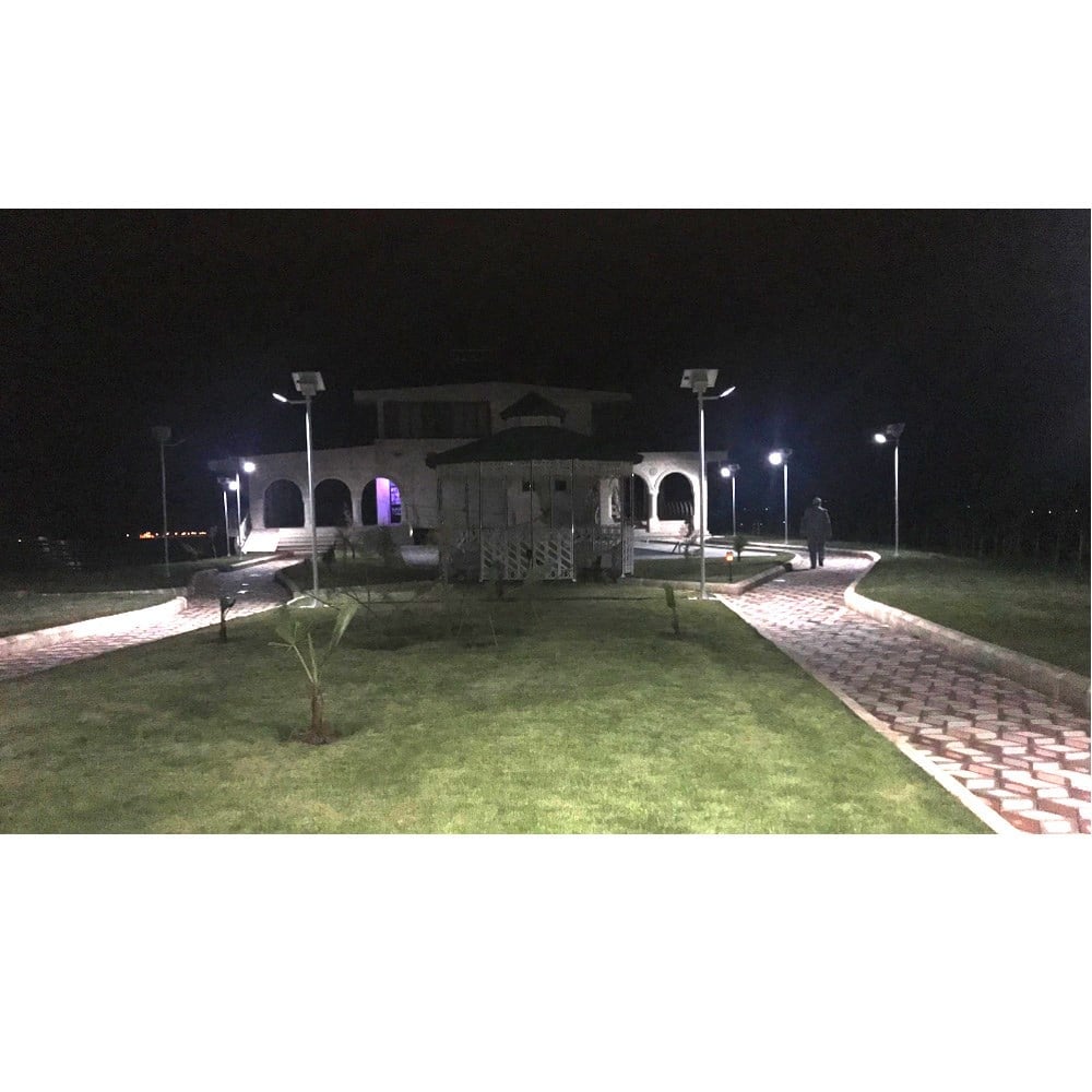10 W Ekonomik Güneş Enerjili LED Park-Bahçe Armatürü, Sokak Lambası, Bahçe Lambası