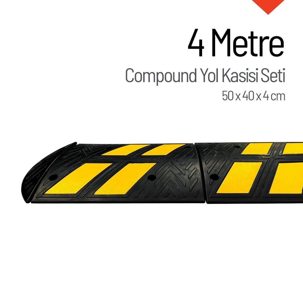 Compound Yol Kasisi, Hız Kesici Set 4 MetreCompound Yol Kasisi Setleri