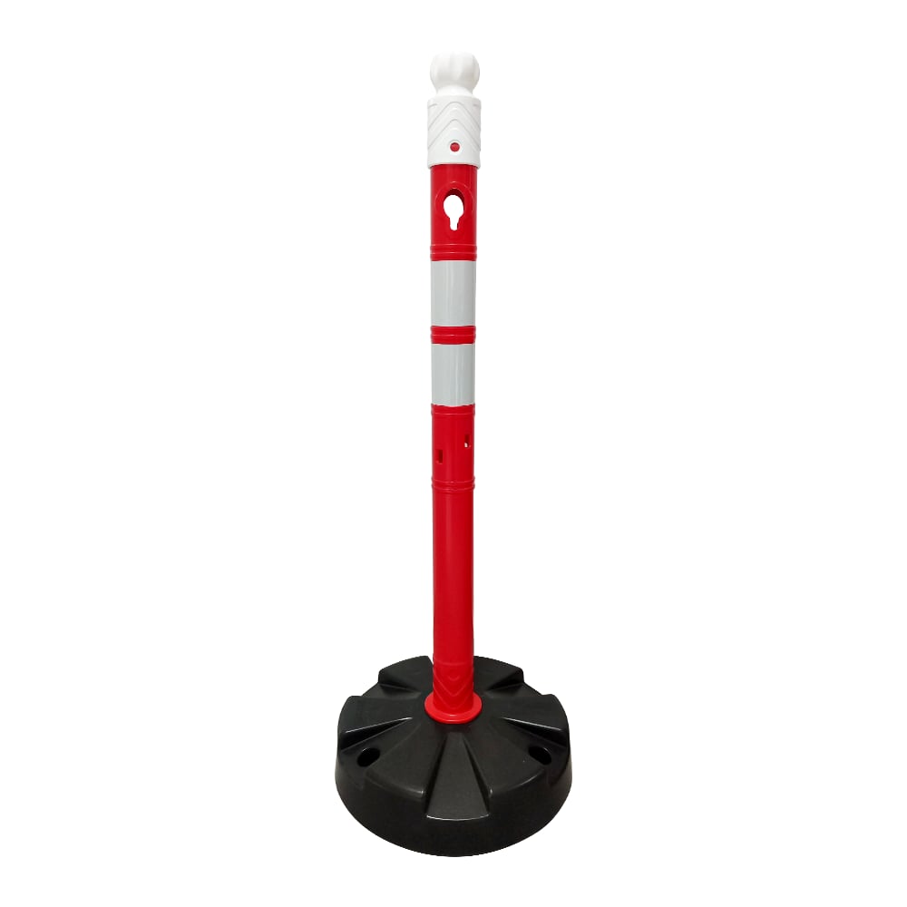 Delineator Post with Double Reflective Collar 63 x 1000 mm