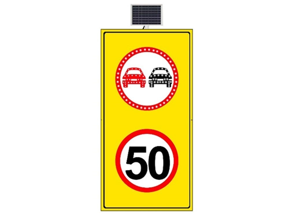 Güneş Enerjili Sollama Yasağı 50km 100x204 cm