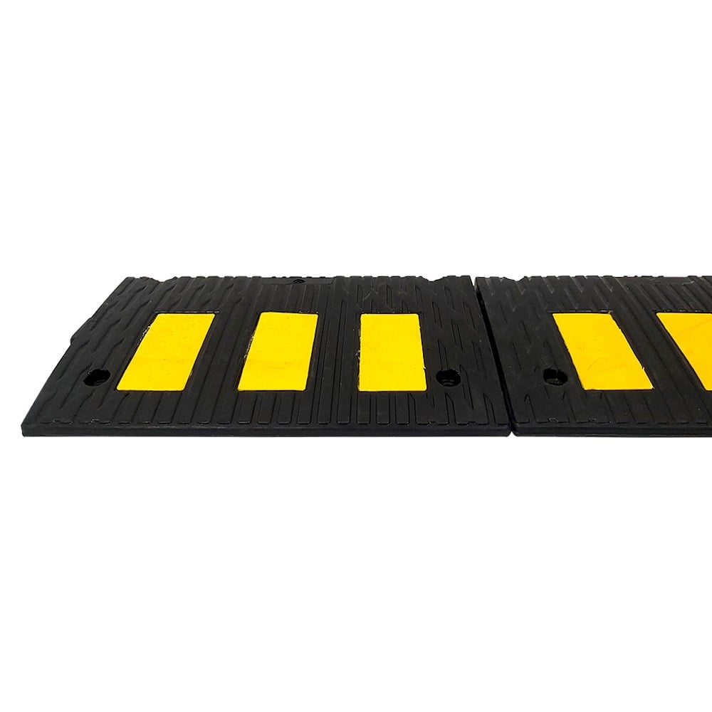Kauçuk Rampa Set, Otopark Rampası, Kaldırım Rampası 50x30x4,5 cm - 3 Bantlı - 6 MetreKauçuk Rampa Setleri