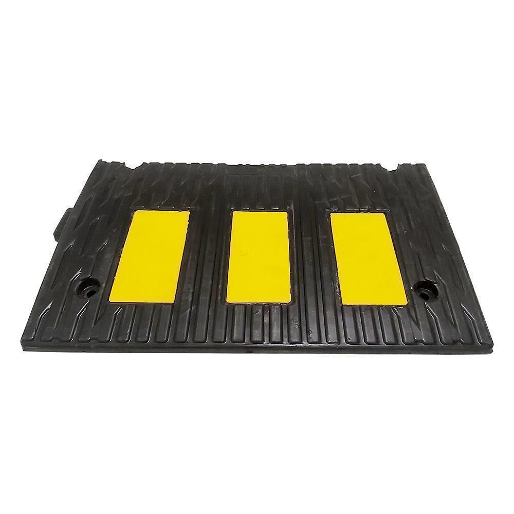 Kauçuk Rampa Set, Otopark Rampası, Kaldırım Rampası 50x30x4,5 cm - 3 Bantlı - 2 MetreKauçuk Rampa