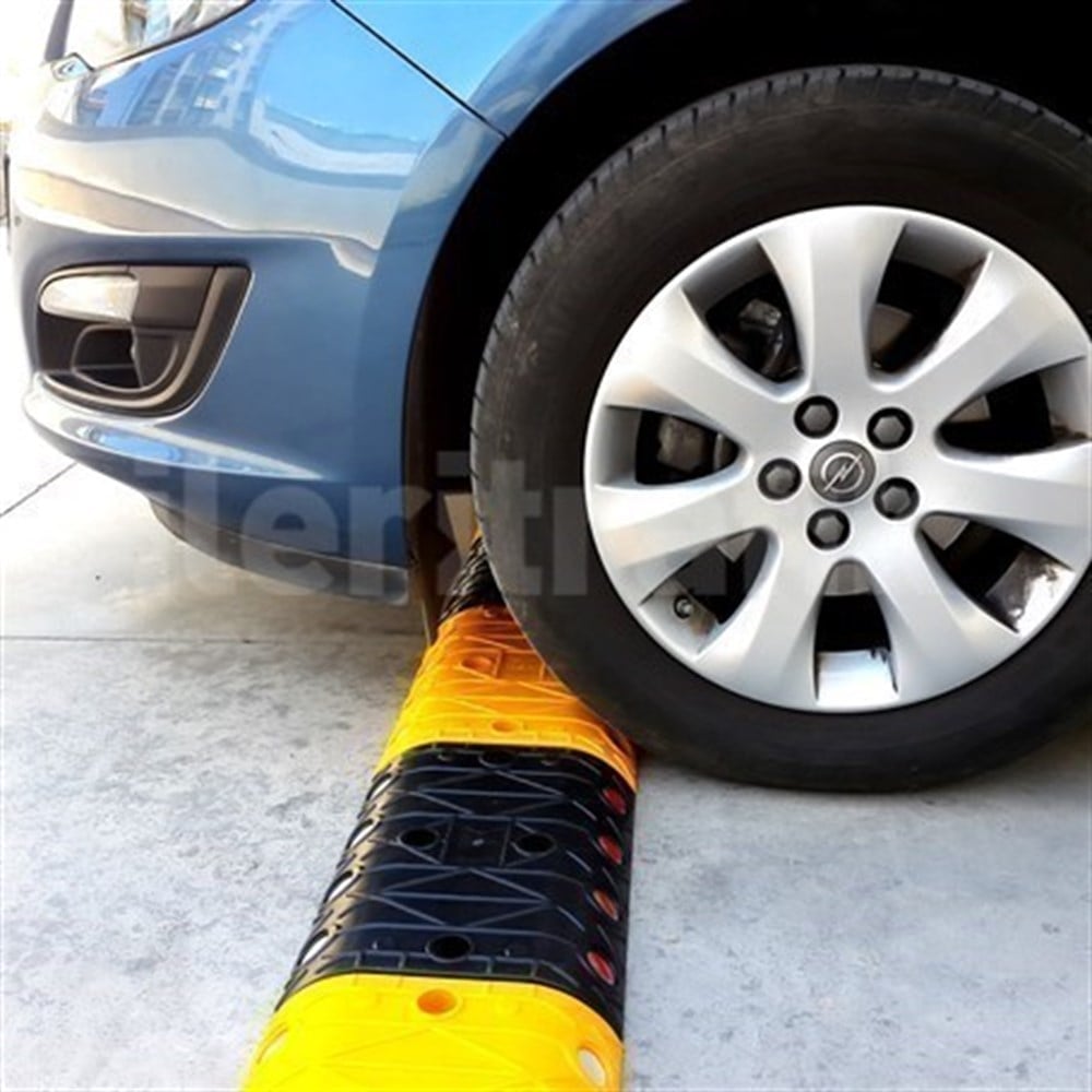 Klasik Hız Kesici Set Kapaklı Plastik, Yol Kasisi 3 metre
