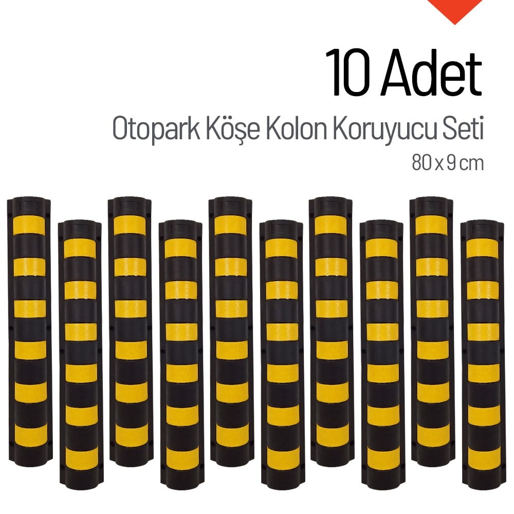 Köşe Kolon Koruyucu 80 x 9 cm 10'lu SetKöşe Kolon Koruyucu