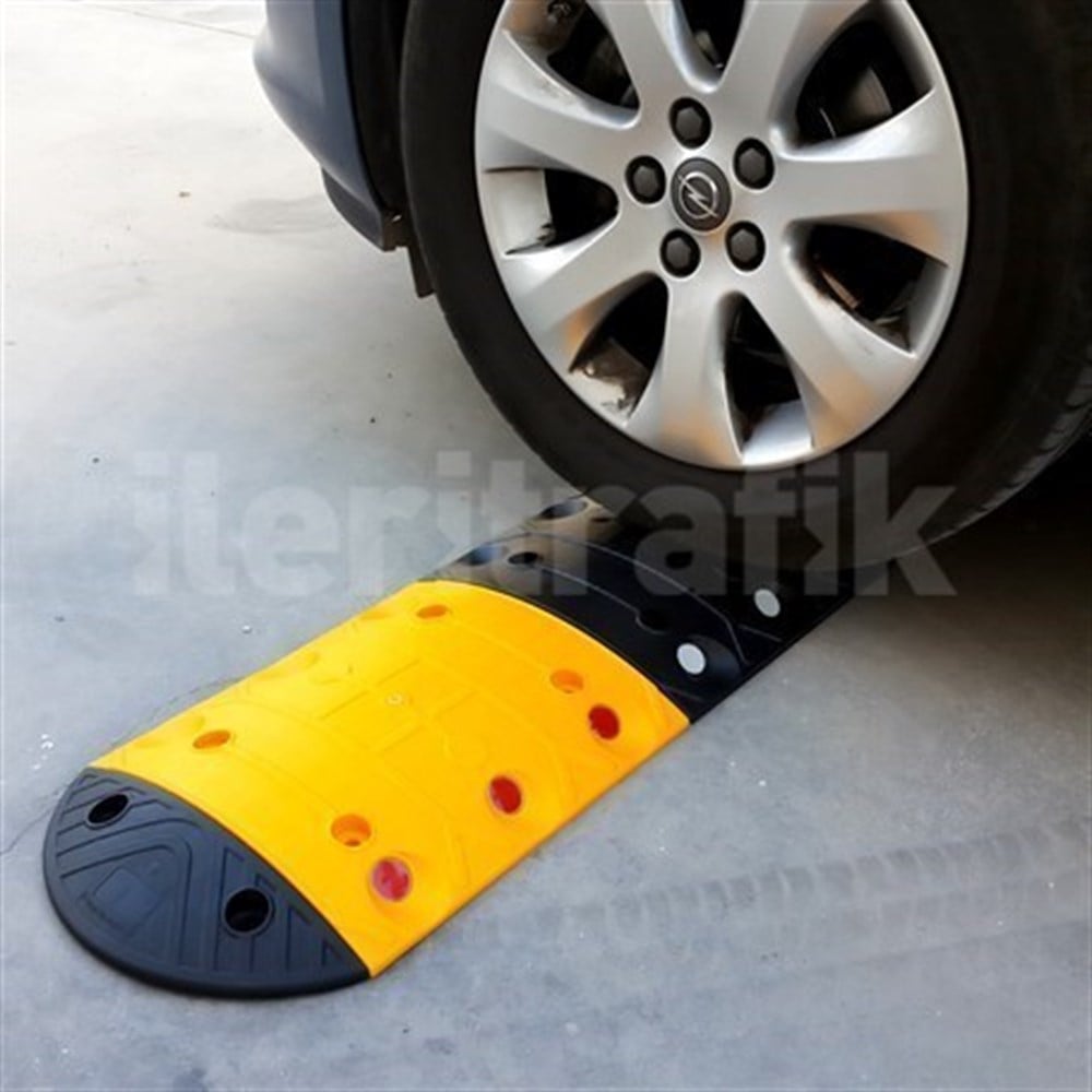 Oval Plastik Hız Kesici Set, Yol Kasisi 4 metre