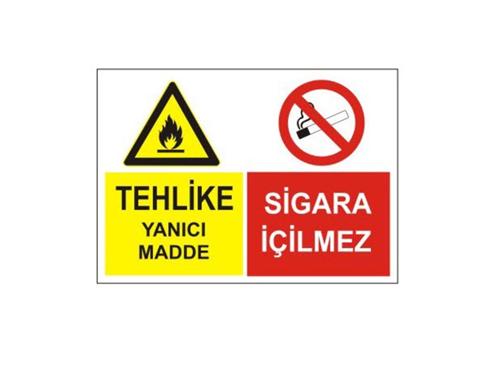 Tehlikeli Yanıcı Madde Levhası