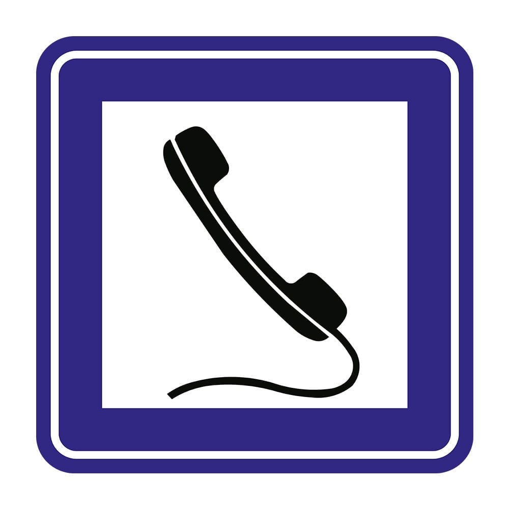 Telefon Levhası B-25Bilgi İşaretleri