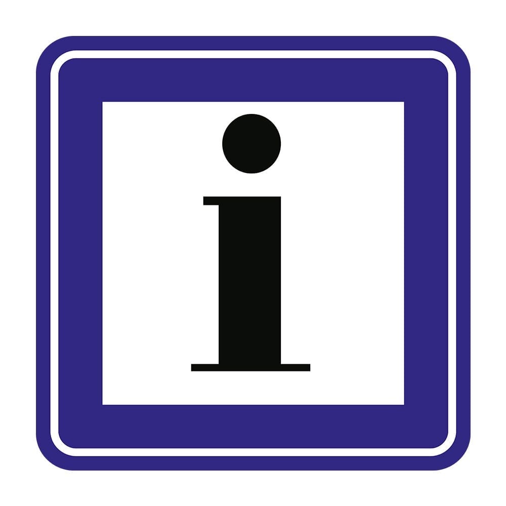 Tourist Information Centre Sign B-44