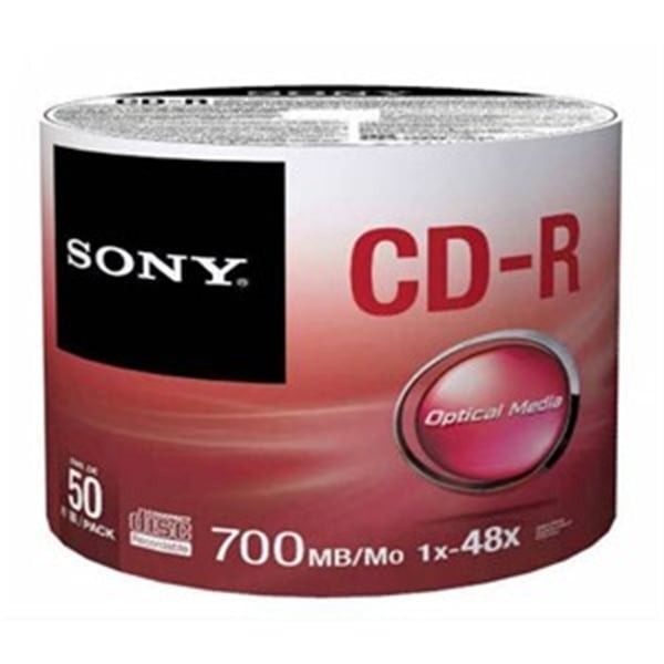 Sony CD-R 700MB 80 Dakika 50'li Spindle