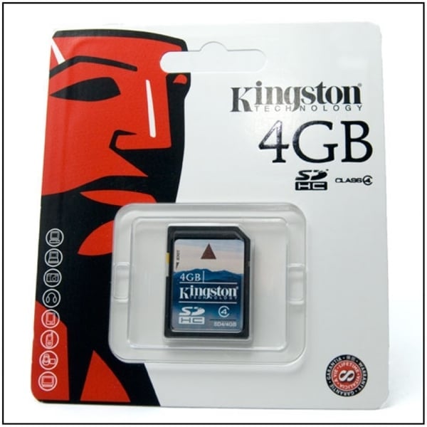 Kingston 4GB SD Card (Class 4)