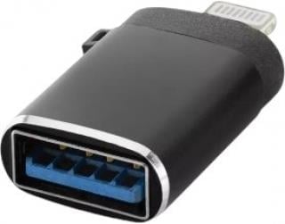 HADRON HDX1056 LIGHTNING TO USB OTG 3.0 M/F SİYAH