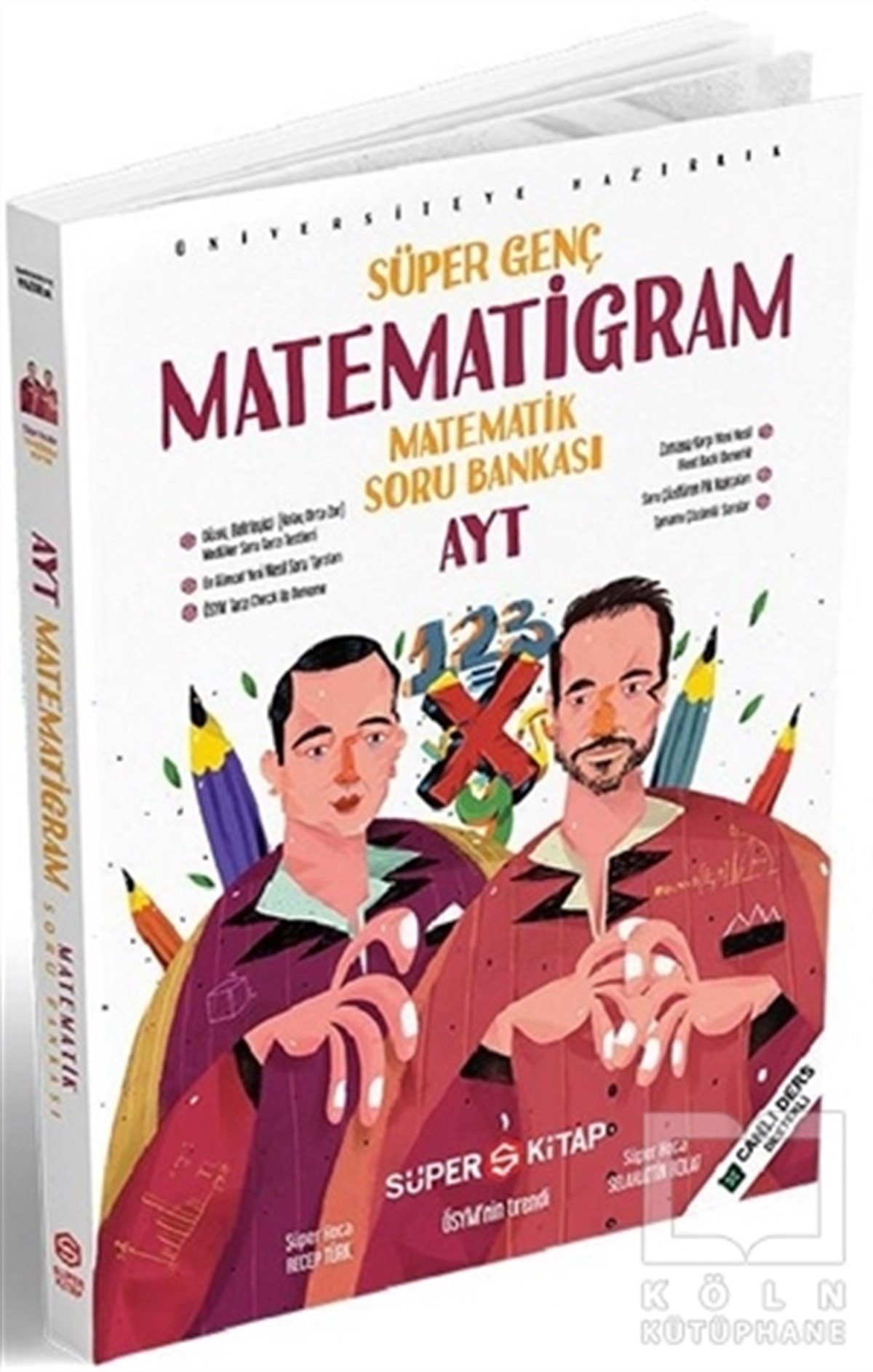 Recep TürkSınavlara Hazırlık Kitapları2021 AYT Süper Genç Matematigram Matematik Soru Bankası