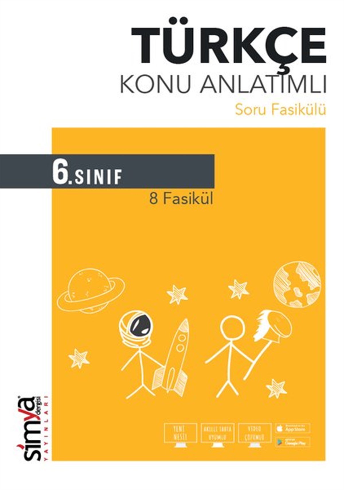 KolektifTürkçe6. Sınıf Türkçe Konu Özetli Soru Fasikülü - 8 Adet