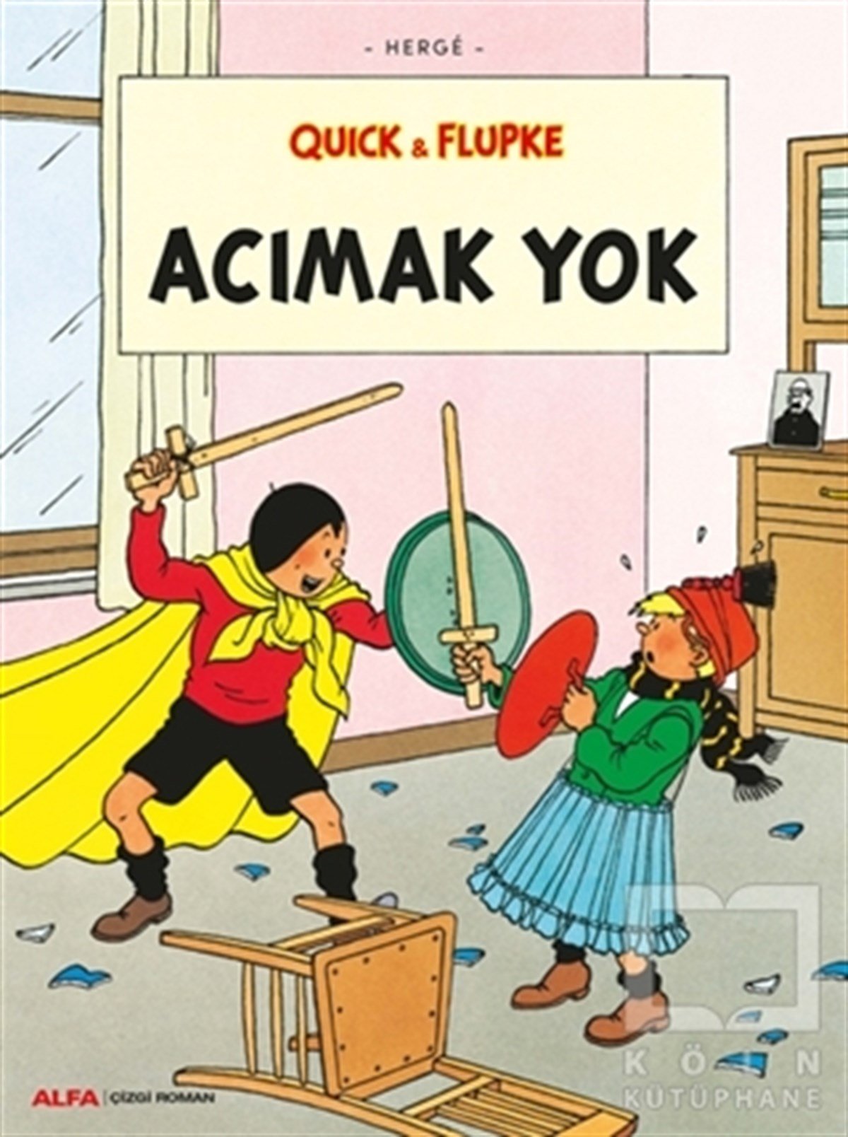 HergeÇocuk Çizgi RomanlarıAcımak Yok - Quick ve Flupke