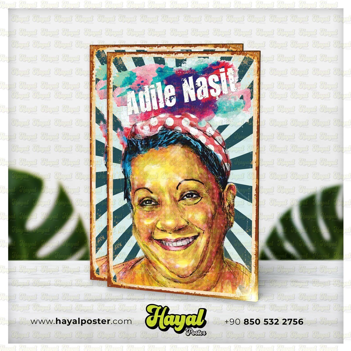 Adile Naşit Yeşilcam Ahşap Retro