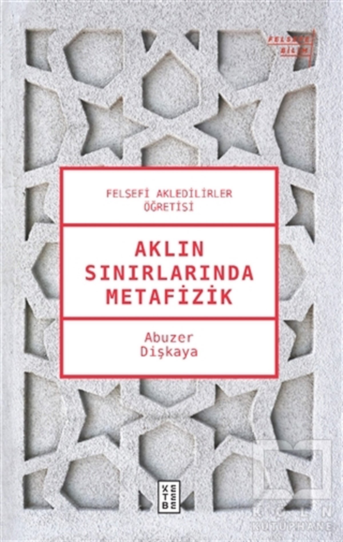 Abuzer DişkayaDin Felsefesi KitaplarıAklın Sınırlarında Metafizik