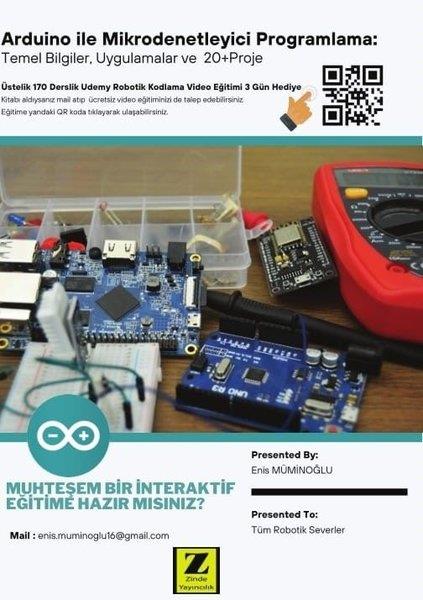 Enis MüminoğluDonanimArduino İle Mikrodenetleyici Progamlama: Temel Bilgiler, Uygulamalar ve 20+ Proje