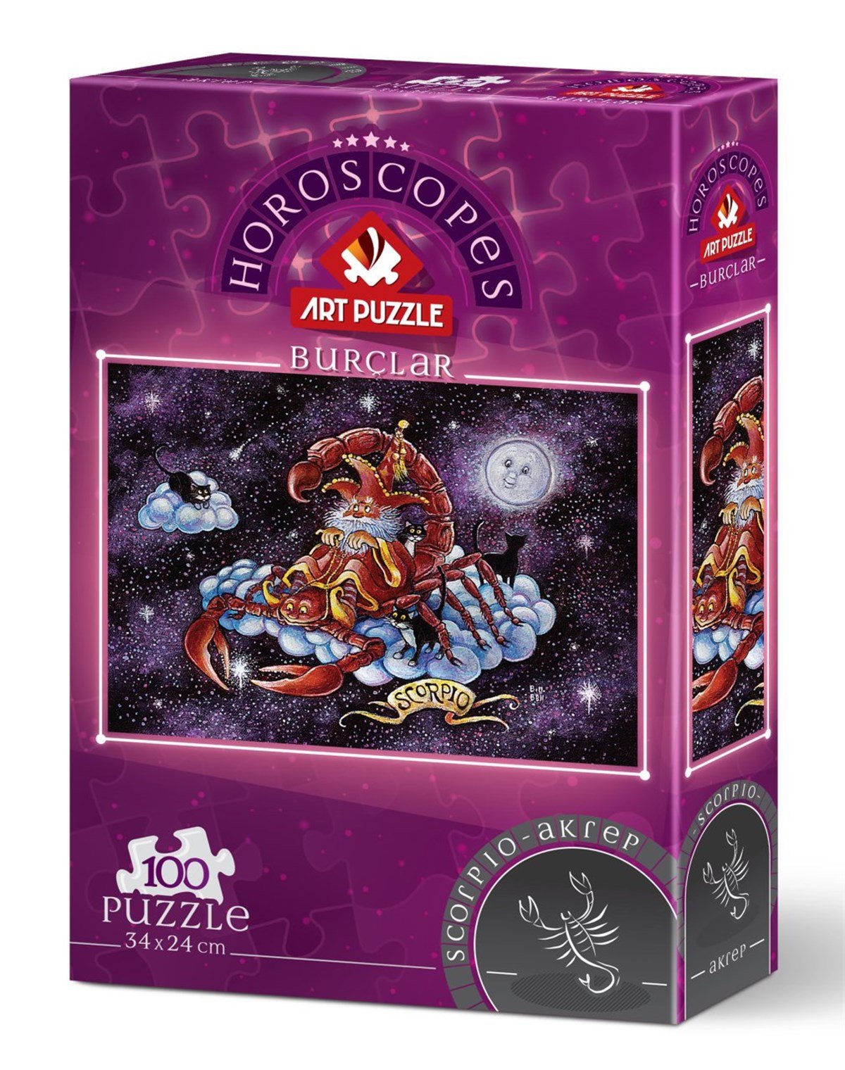 Art Puzzle Akrep Burcu 100 Parça Puzzle