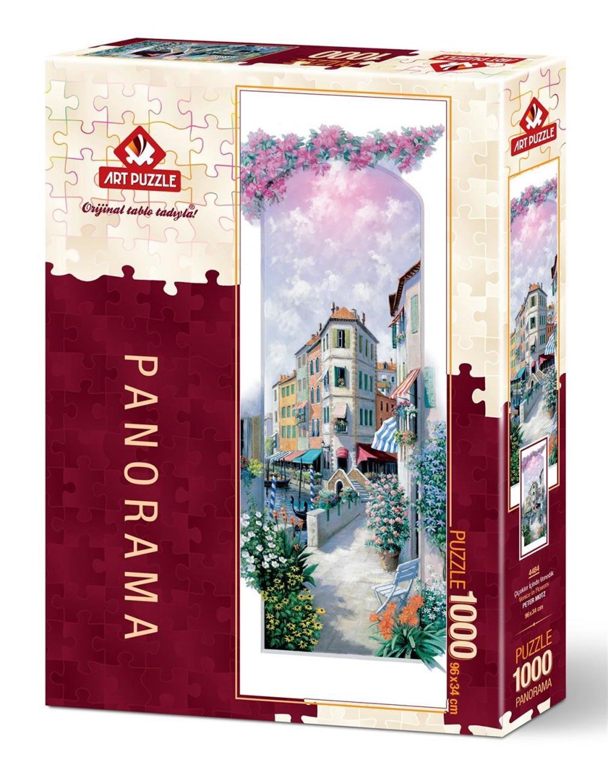 Art Puzzle Çiçekler İçinde Venedik 1000 Parça Panorama