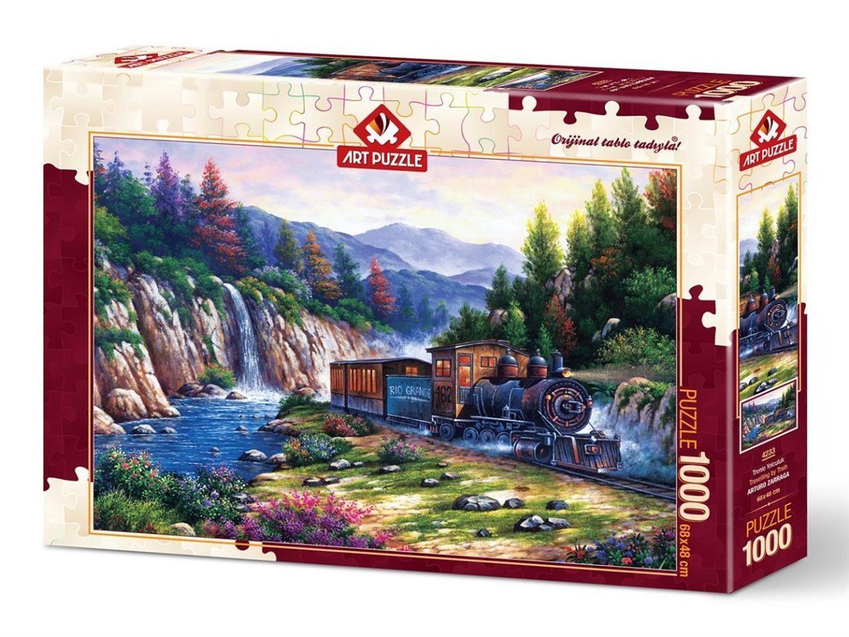 Art Puzzle Trenle Yolculuk 1000 Parça