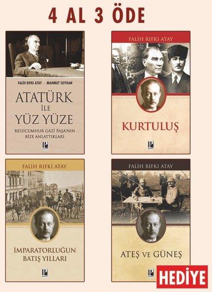 Falih Rıfkı AtayTürkiye ve Cumhuriyet Tarihi KitaplarıAtatürk İle Yüz Yüze - Kurtuluş-İmparatorluğun Batış Yılları - 4 Al 3 Öde Seti 2 - Ateş ve Güneş Hed