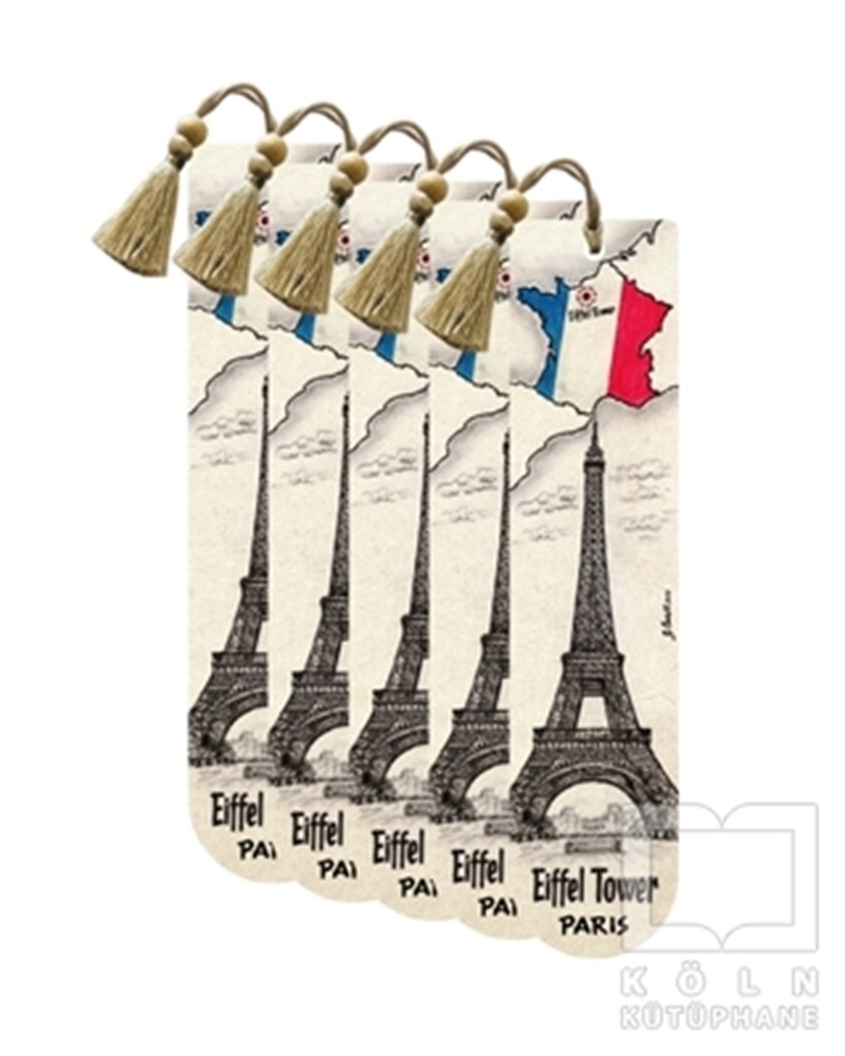 Ayraç Eiffel Tower (5'li Paket)