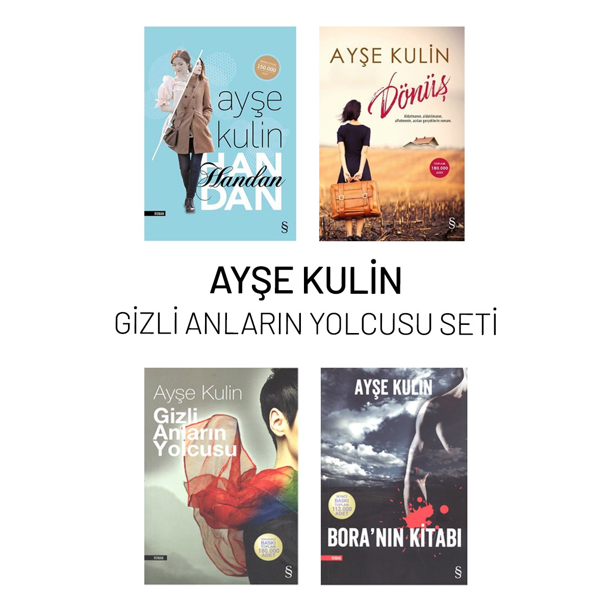 Ayşe Kulin SetlerAyşe Kulin -Gizli Anların Yolcusu Seti