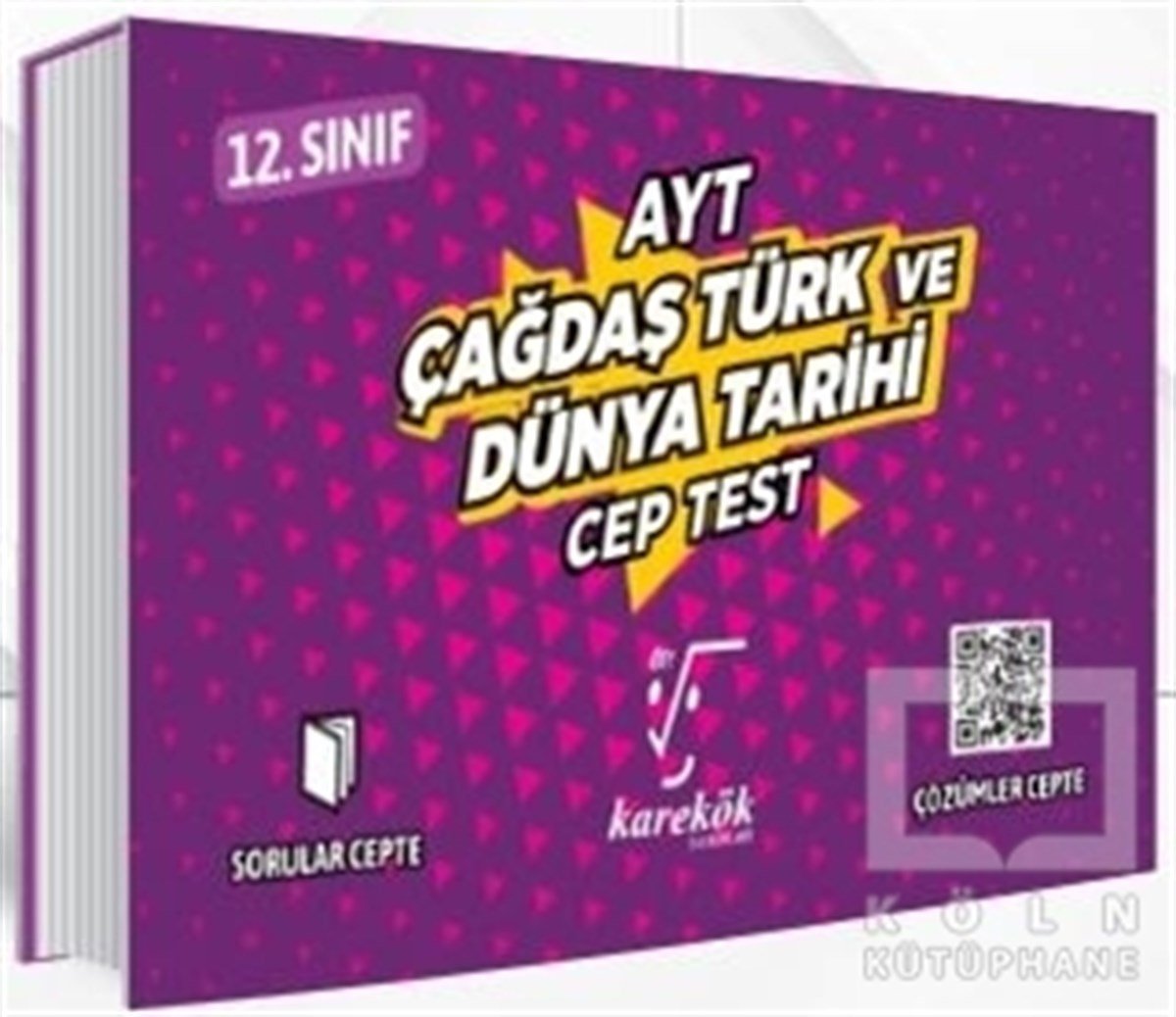 KolektifSınavlara Hazırlık KitaplarıAYT Cep Test 12. Sınıf Çağdaş Türk ve Dünya Tarihi
