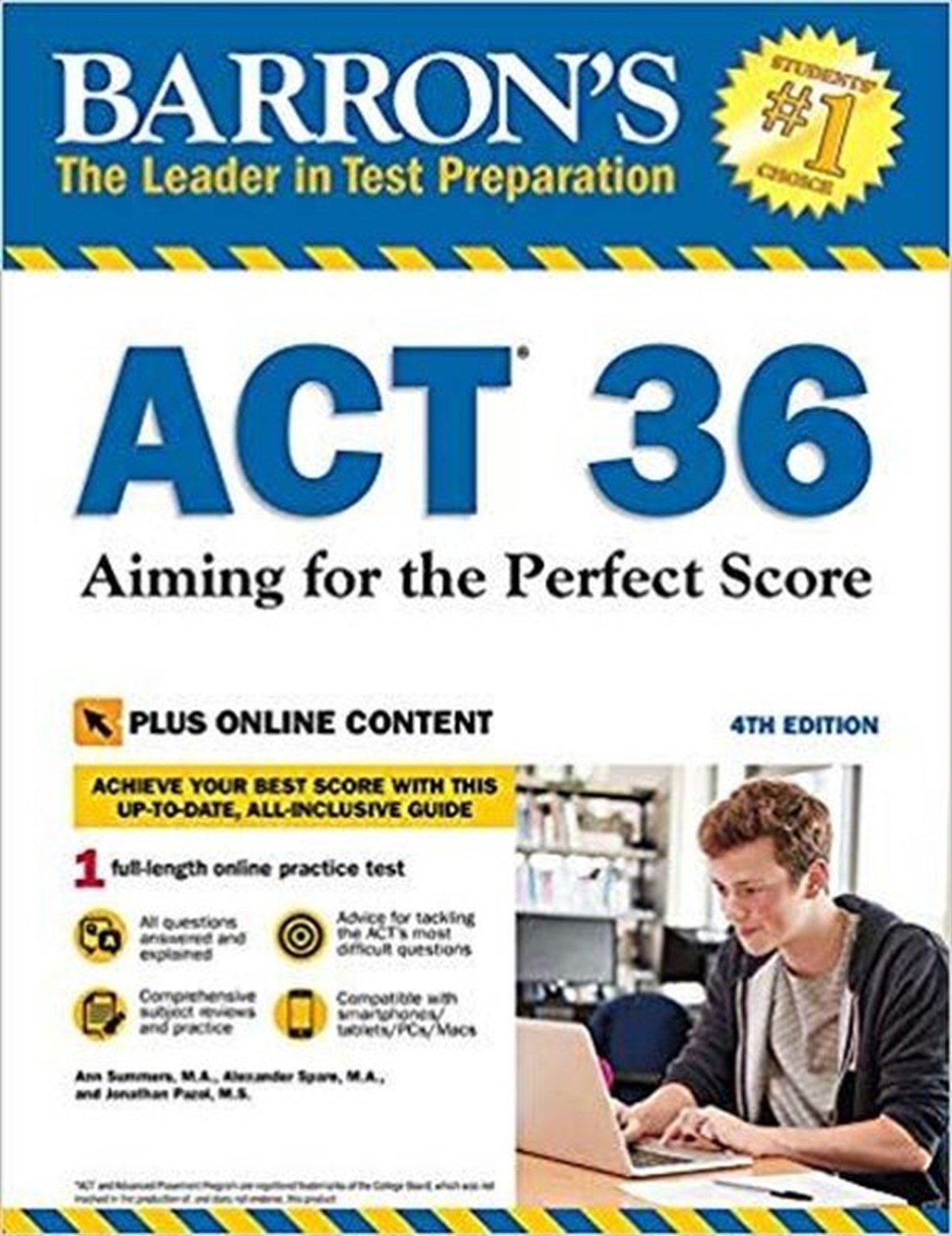 Alexander Spare M. A.ReferenceBarron's ACT 36 with Online Test: Aiming for the Perfect Score (Barron's Test Prep)