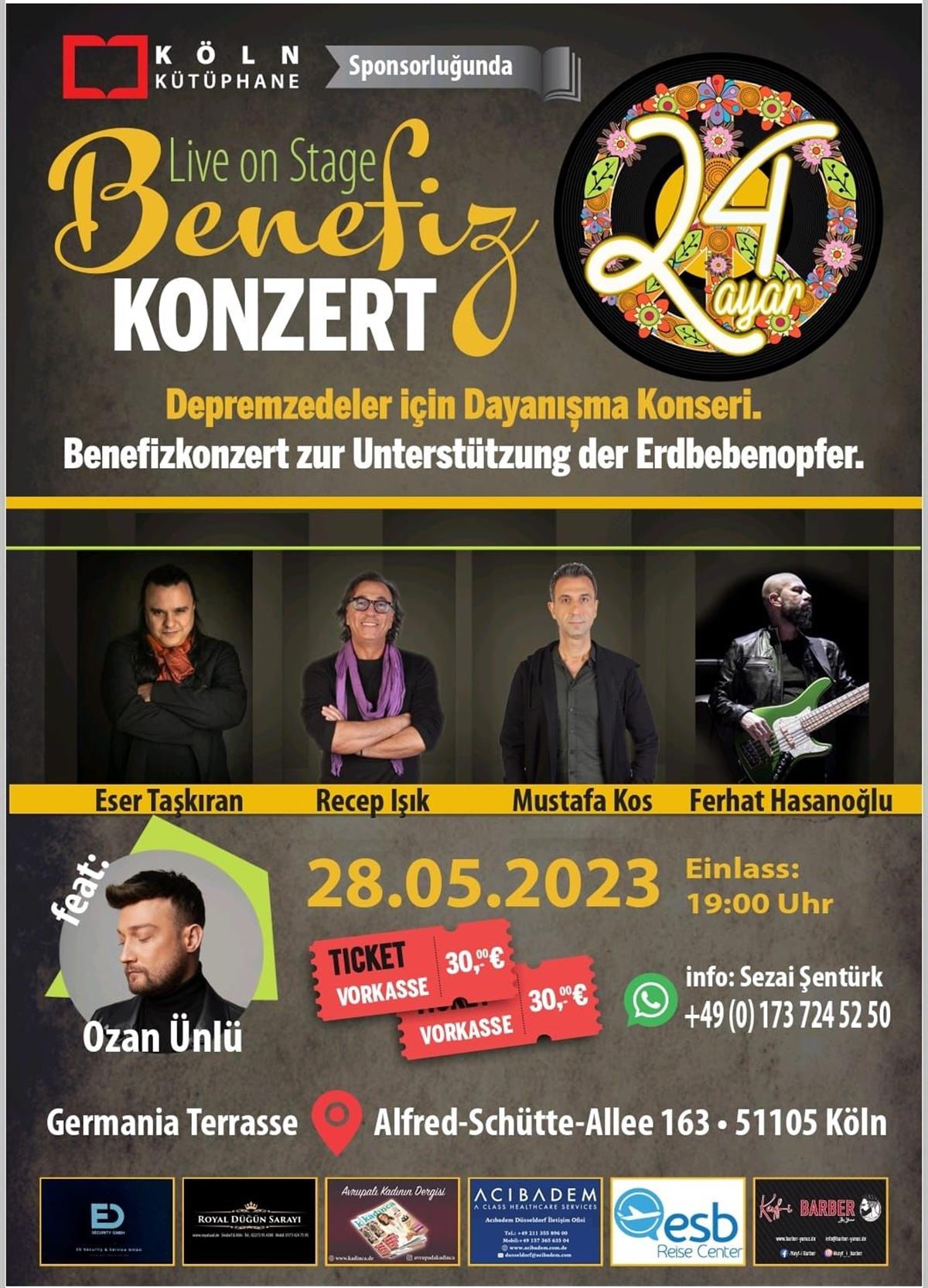 KK Event TicketKK EventsBenefiz Konzert live On Stage