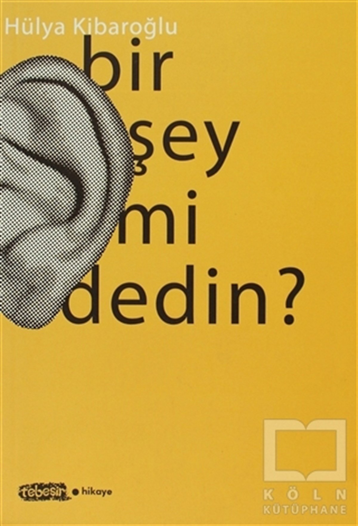 Hülya KibaroğluÖyküBir Şey mi Dedin?