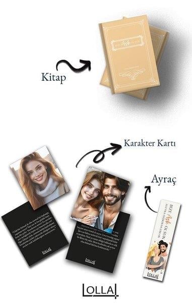 Aleyna ErkanAşk Kitapları & Aşk RomanlarıBize Aşk Olsun - Ayraç ve Karakter Kartı Hediyeli