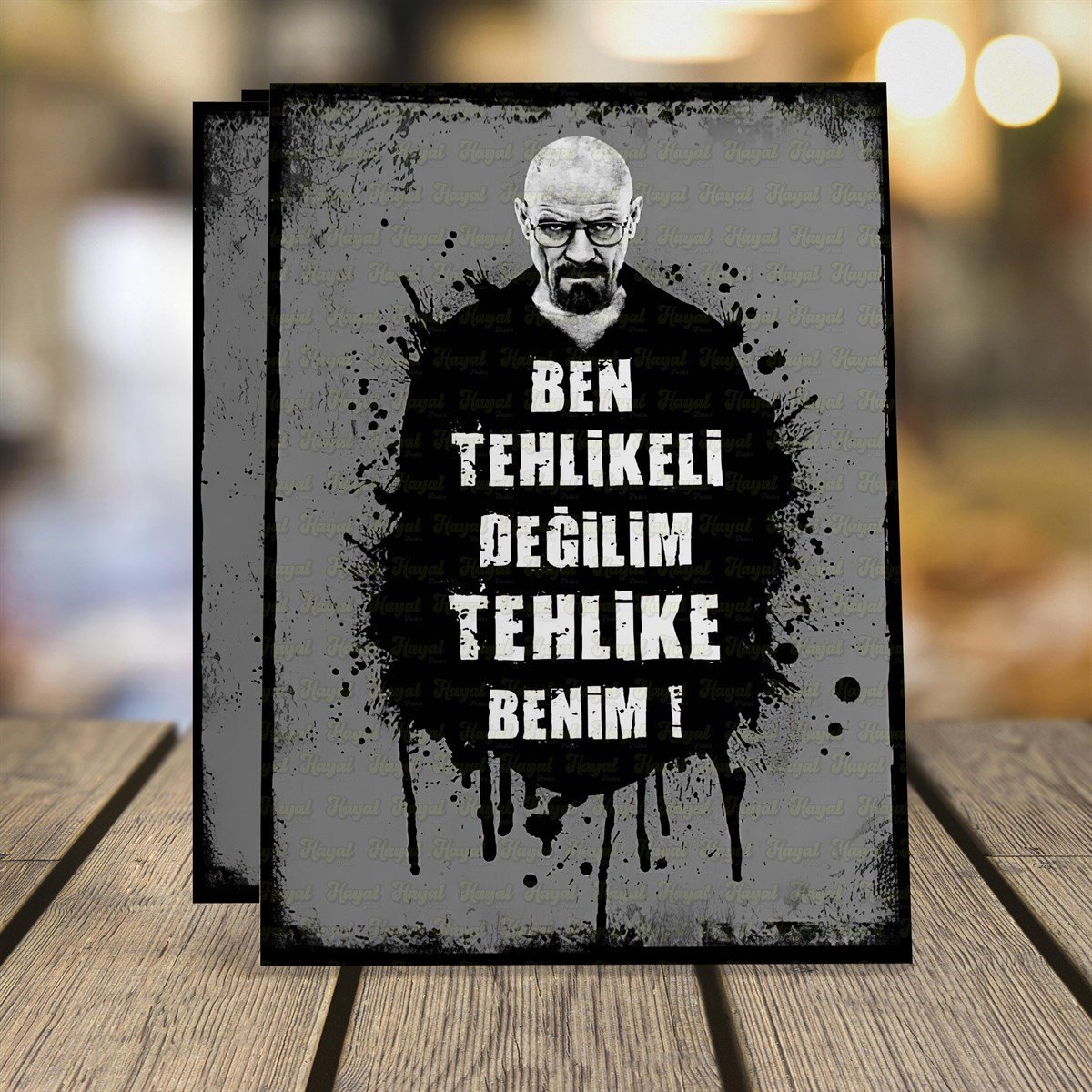 Breaking Bad Ahşap Retro