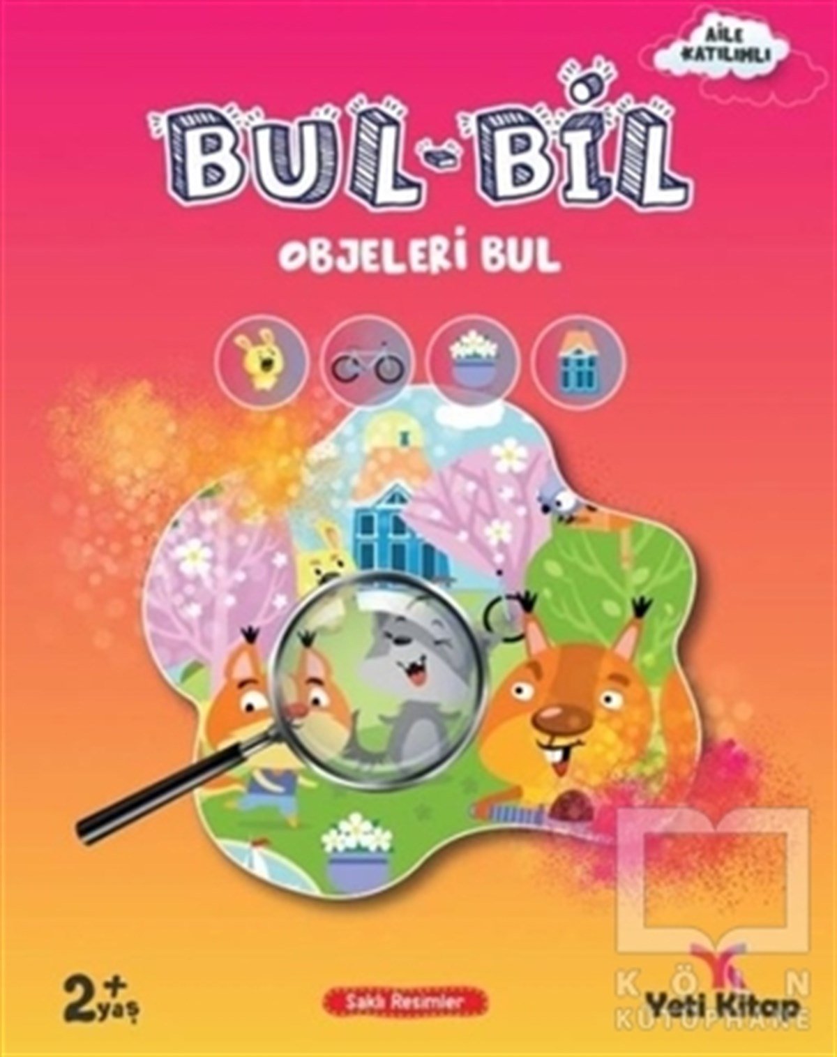 KolektifZeka Gelişimi KitaplarıBul - Bil Gizli Objeleri Bul - 2+ Yaş