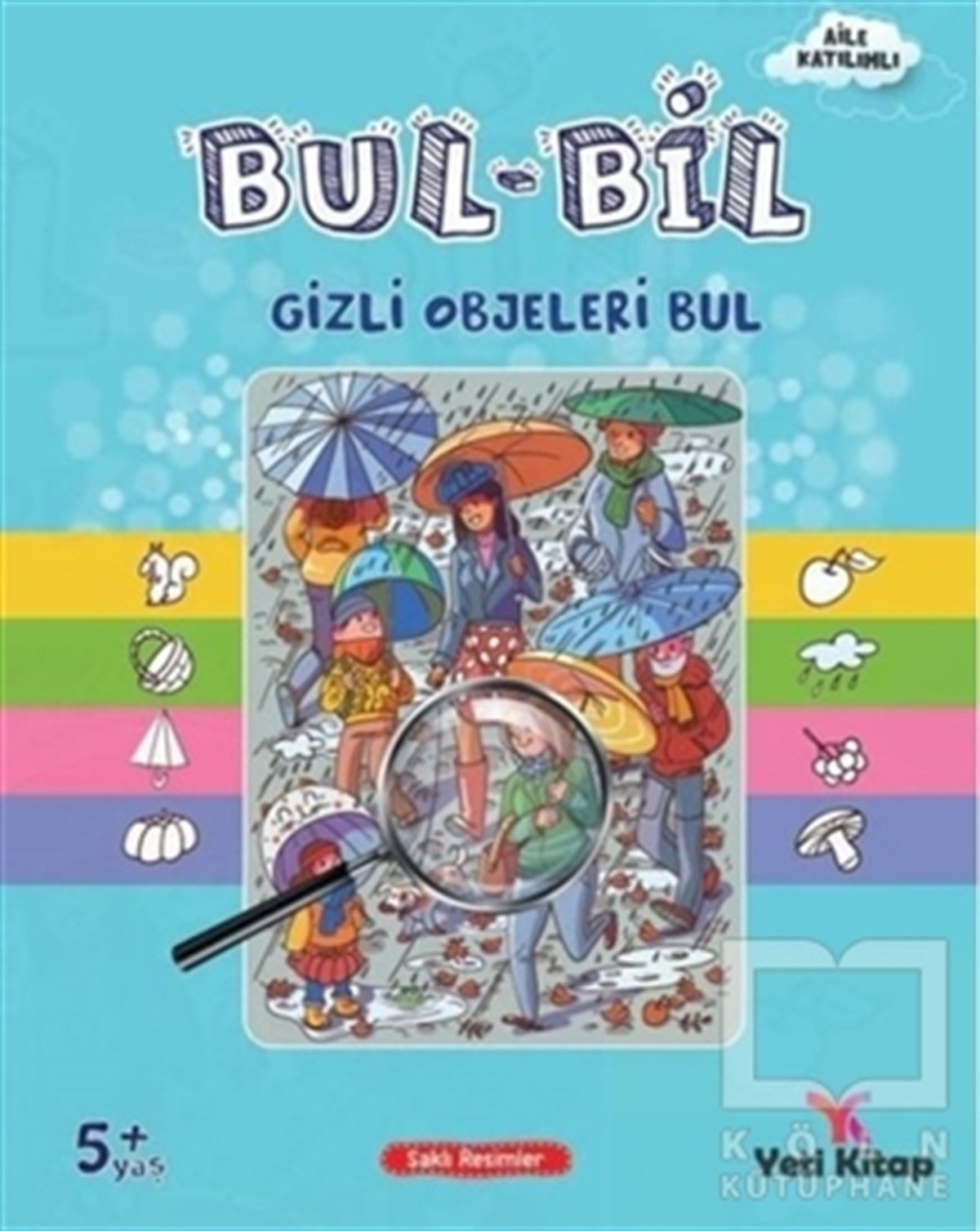 KolektifZeka Gelişimi KitaplarıBul - Bil Gizli Objeleri Bul - 5+ Yaş