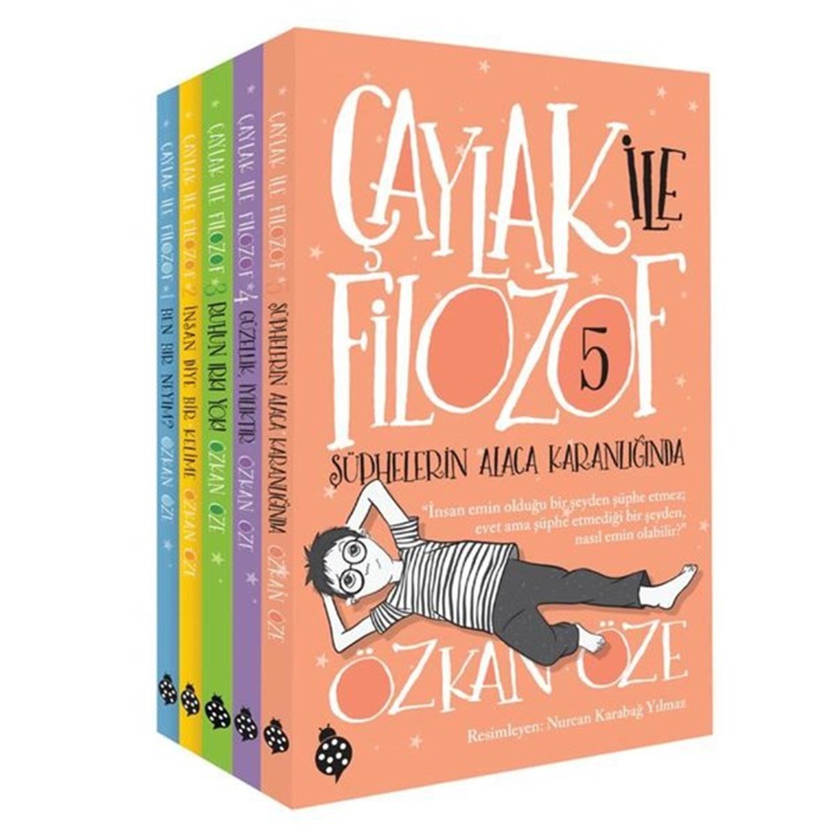 Özkan ÖzeÇocuk Gençlik RomanlarıÇaylak ile Filozof Seti - 5 Kitap Takım