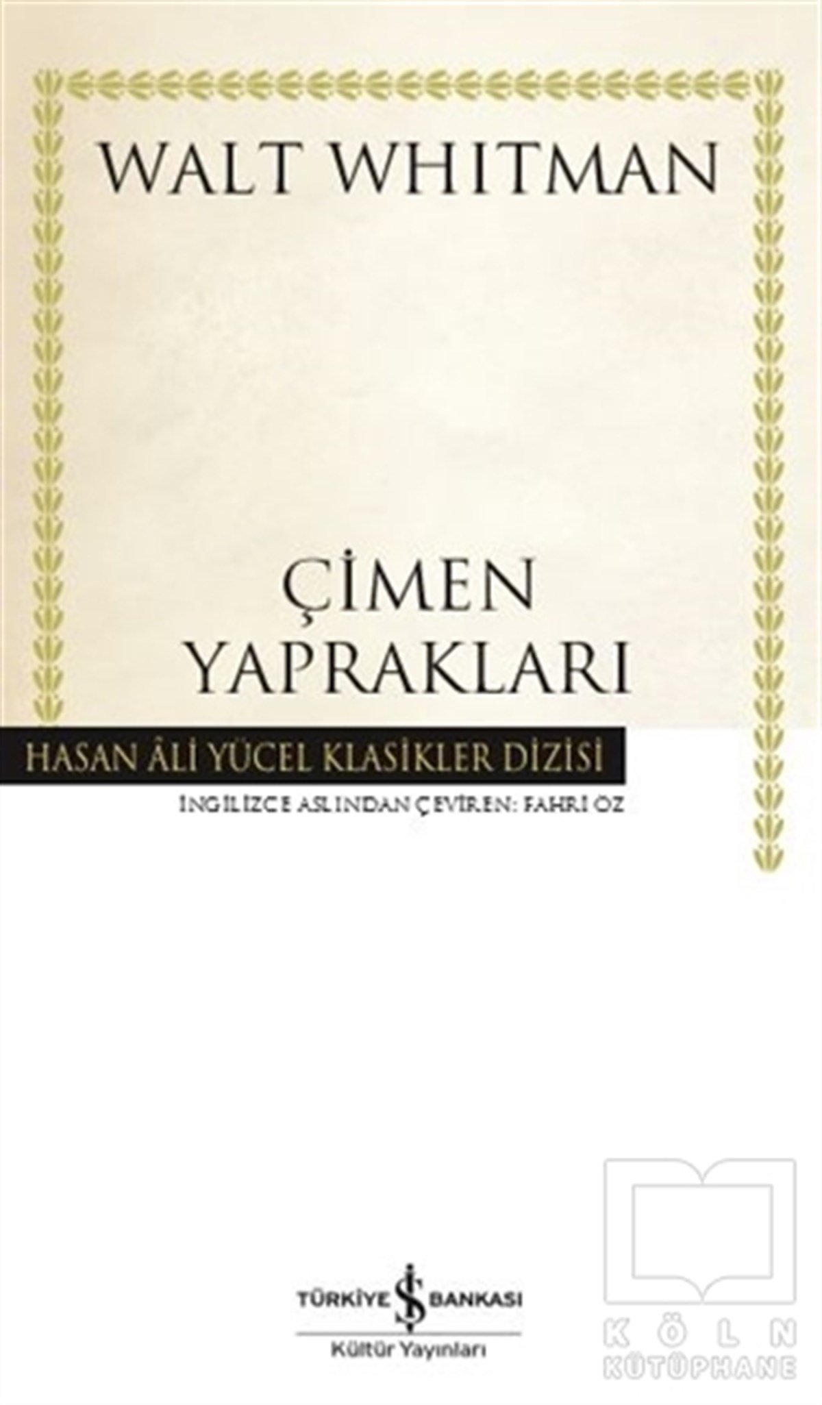 Walt WhitmanŞiirÇimen Yaprakları
