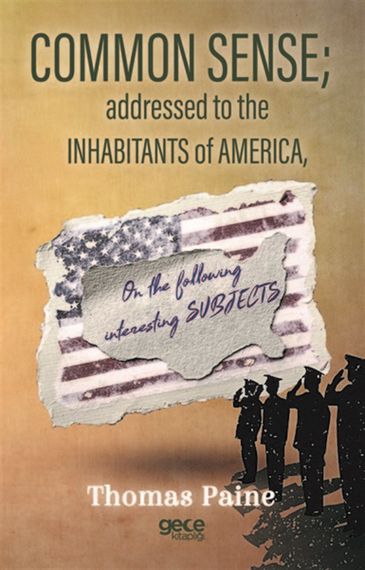 Thomas PainePhilosophy FictionCommon Sense; Addressed To The Inhabitants of America