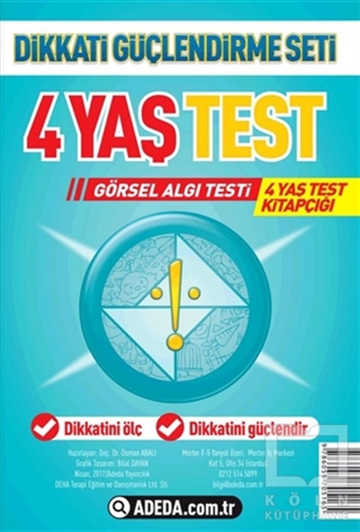 Osman AbalıZeka GelişimiDikkati Güçlendirme Seti 4 Yaş Test