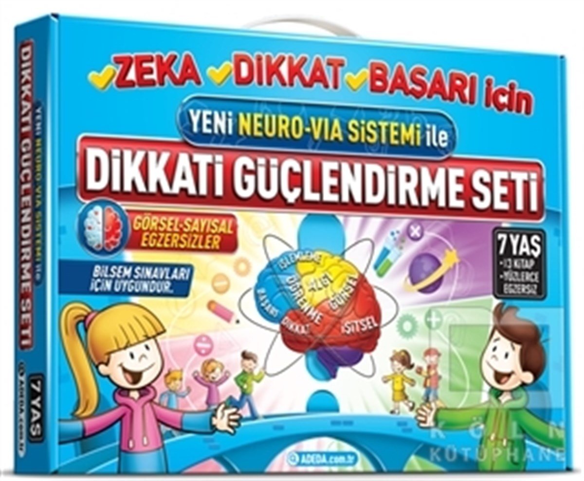KolektifZeka GelişimiDikkati Güçlendirme Seti 7 Yaş - Yeni Neuro - Via Sistemi İle
