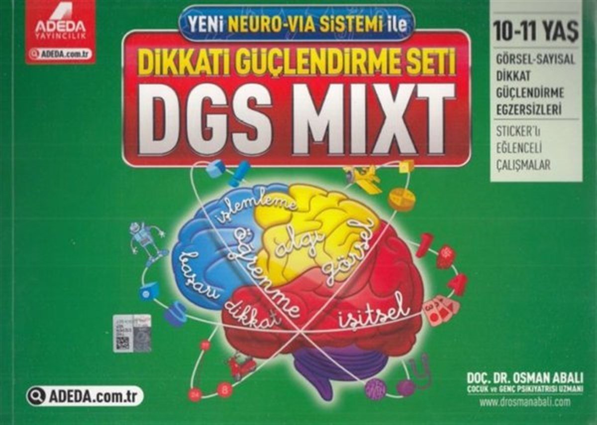 Osman AbalıEtkinlik KitaplarıDikkati Güçlendirme Seti Mixt 10-11 Yaş